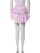 LoveShackFancy Tie-Dye Print Mini Skirt