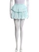 LoveShackFancy Ruffle Embellishment Mini Skirt