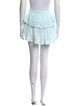 LoveShackFancy Ruffle Embellishment Mini Skirt