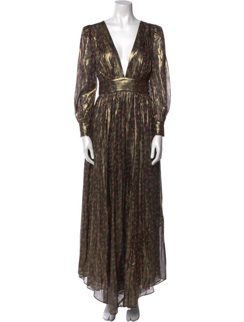 LoveShackFancy Silk Long Dress