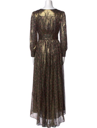 LoveShackFancy Silk Long Dress