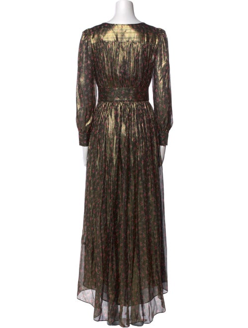 LoveShackFancy Silk Long Dress