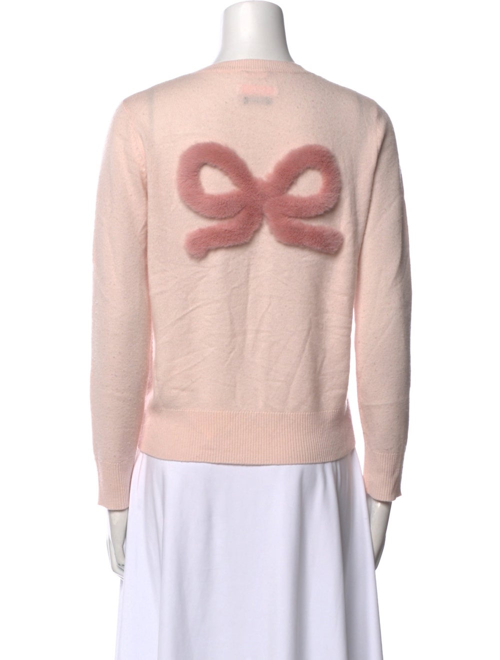 LoveShackFancy Wool Sweater Neutrals Long Sleeve - image 3