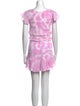 LoveShackFancy Tie-Dye Print Mini Dress