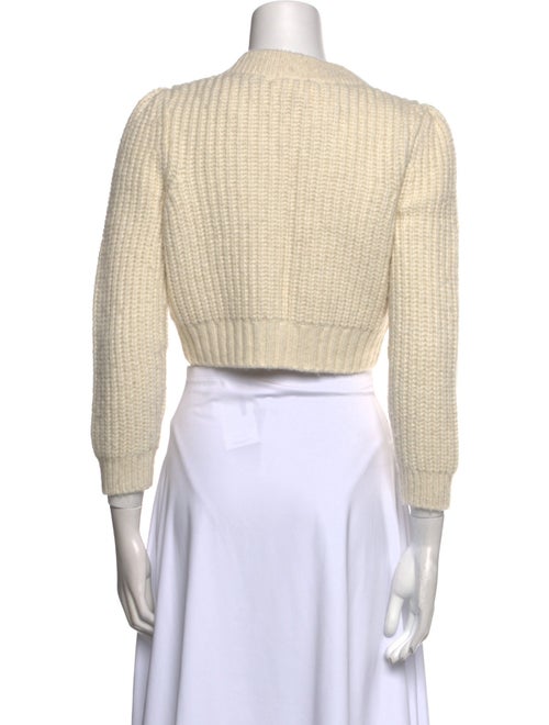 LoveShackFancy Alpaca V-Neck Sweater