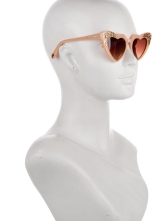 LoveShackFancy Amalia Cat-Eye Sunglasses