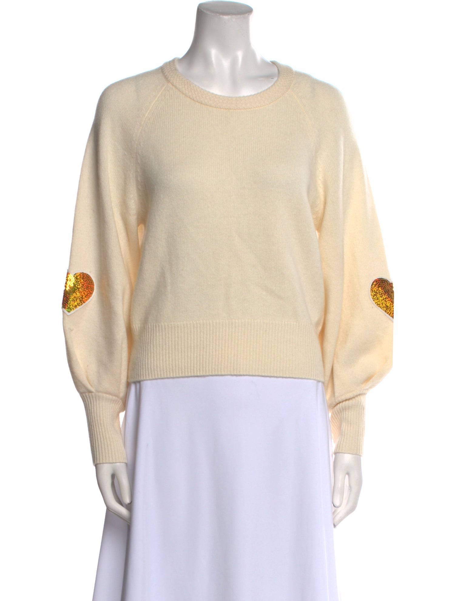 LoveShackFancy Wool Scoop Neck Sweater