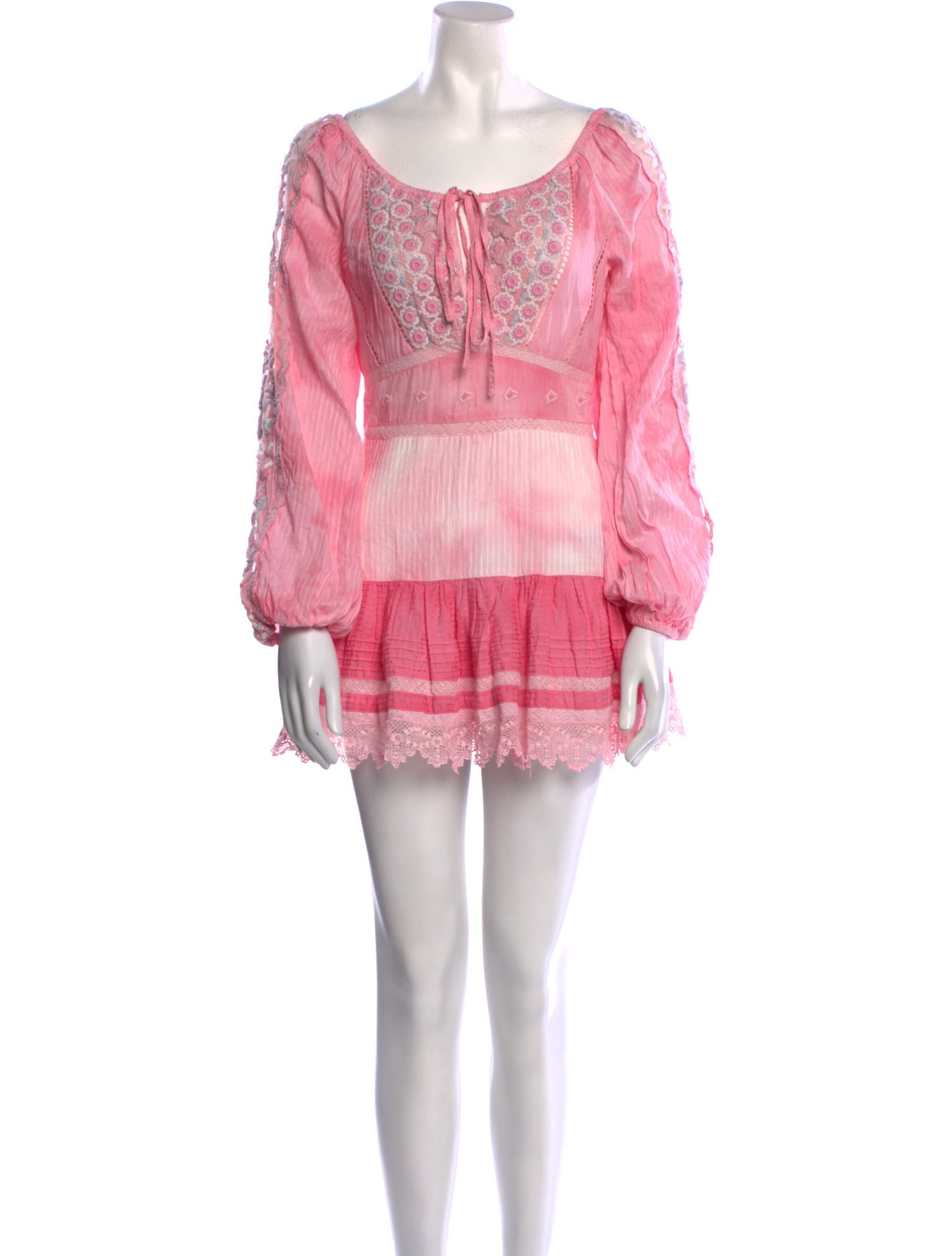 LoveShackFancy Printed Mini Dress