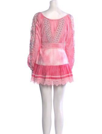 LoveShackFancy Printed Mini Dress