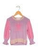 LoveShackFancy Girls' Knit Crewneck Sweater