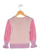 LoveShackFancy Girls' Knit Crewneck Sweater