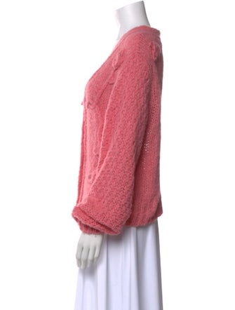 LoveShackFancy Alpaca V-Neck Sweater