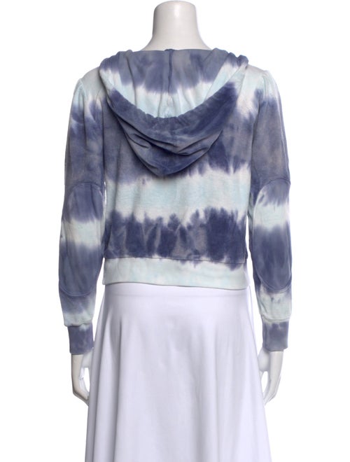 LoveShackFancy Tie-Dye Print V-Neck Blouse