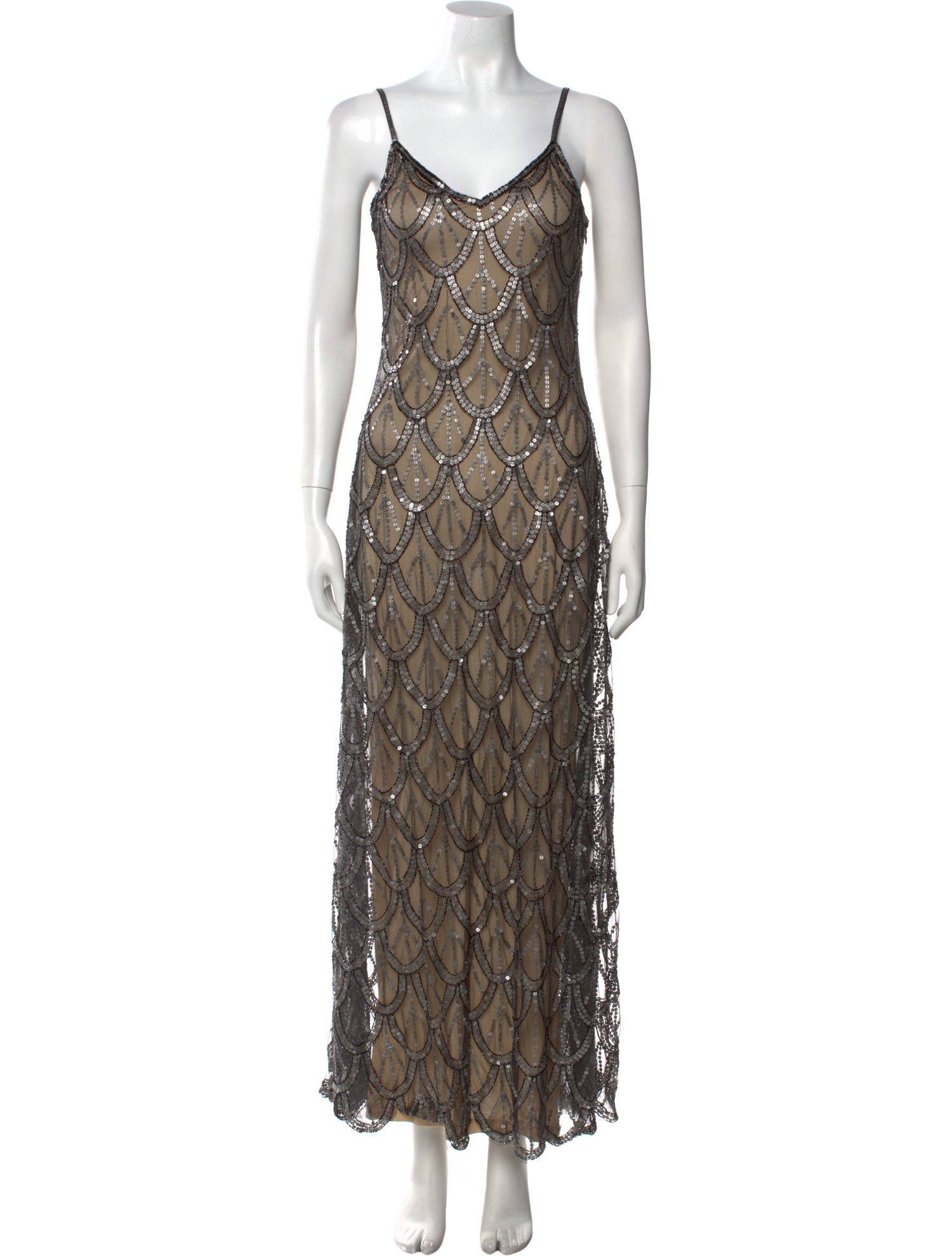 LoveShackFancy Lace Pattern Long Dress