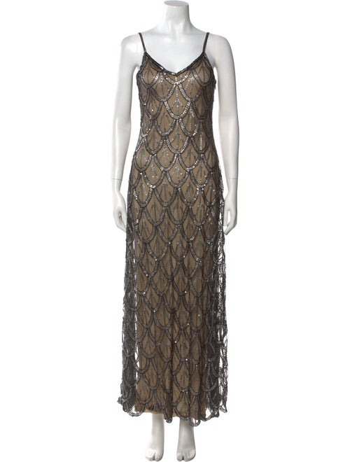 LoveShackFancy Lace Pattern Long Dress