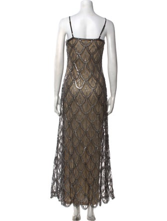 LoveShackFancy Lace Pattern Long Dress