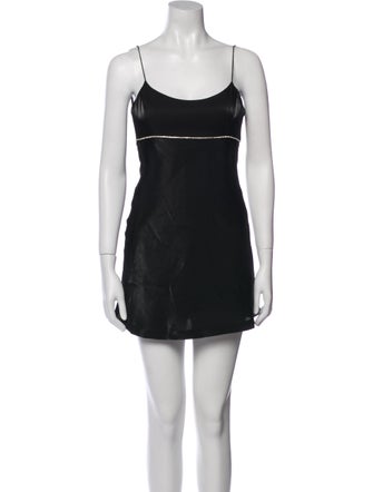 LoveShackFancy Scoop Neck Mini Dress