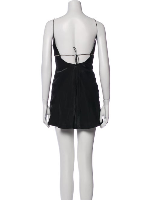 LoveShackFancy Scoop Neck Mini Dress