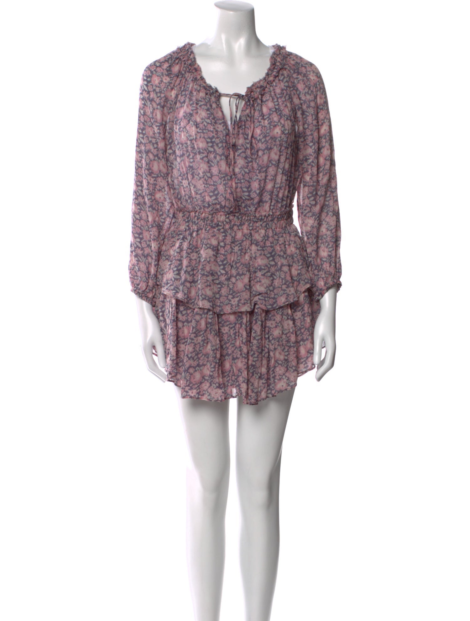 LoveShackFancy Printed Mini Dress
