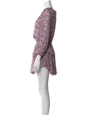 LoveShackFancy Printed Mini Dress