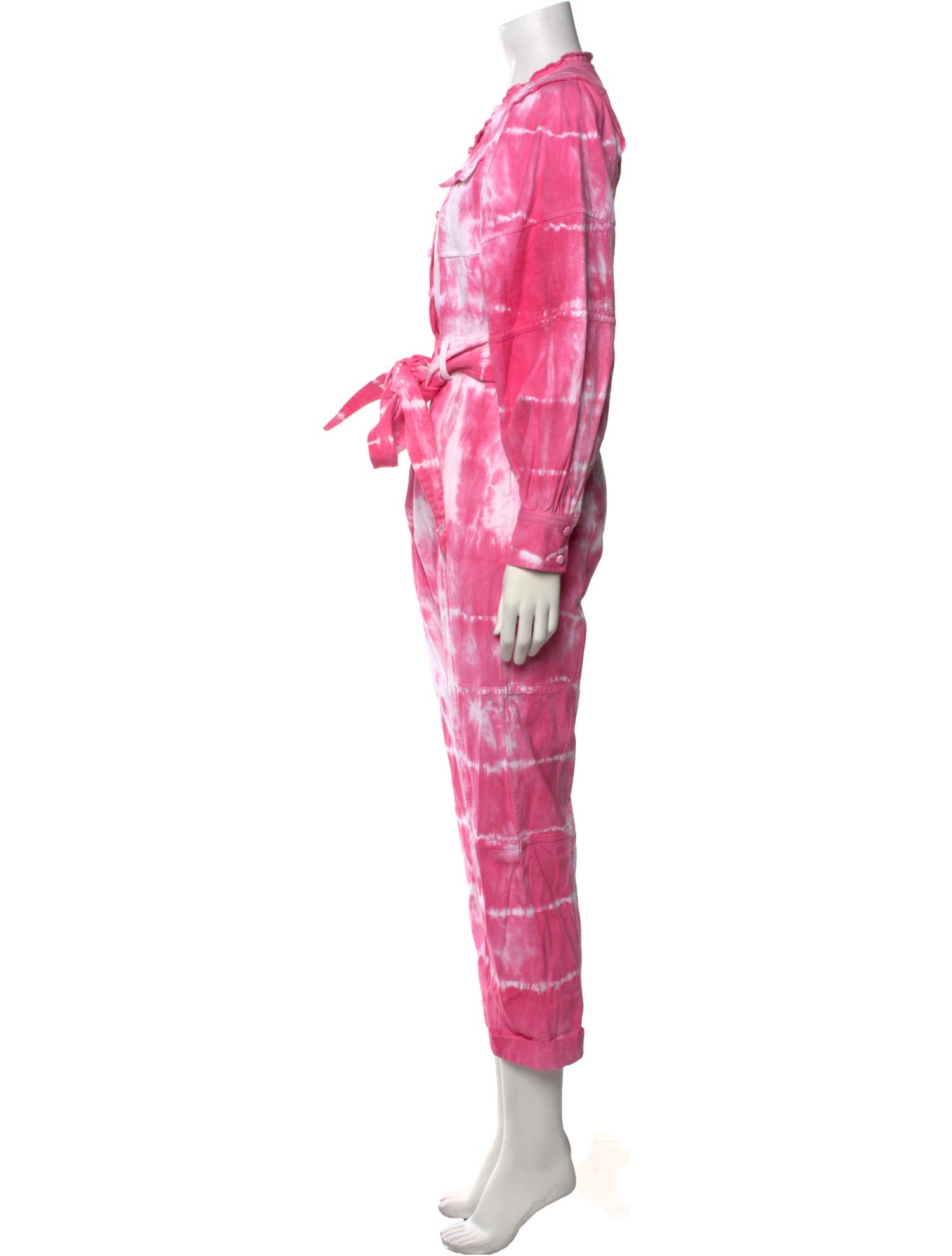 LoveShackFancy Tie-Dye Print Crew Neck Jumpsuit w/ Tags