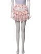 LoveShackFancy Floral Print Mini Skirt