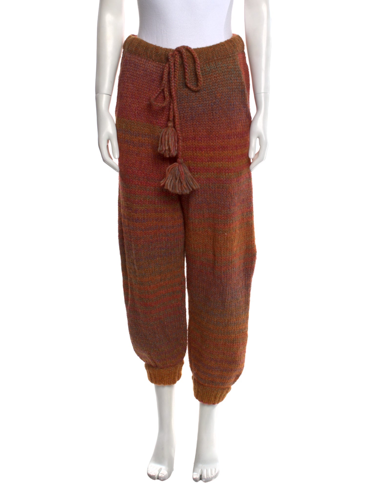 LoveShackFancy Printed Straight Leg Pants