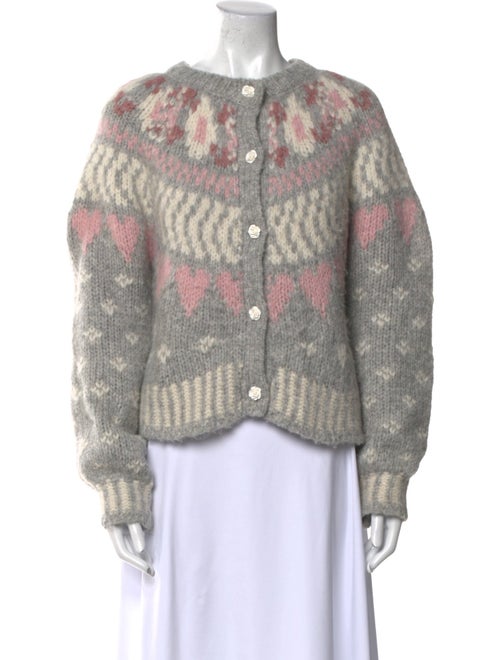 LoveShackFancy Alpaca Printed Sweater