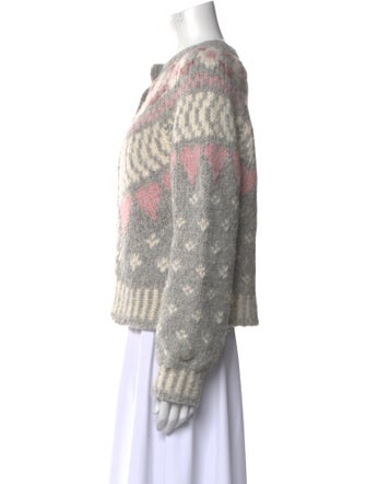 LoveShackFancy Alpaca Printed Sweater