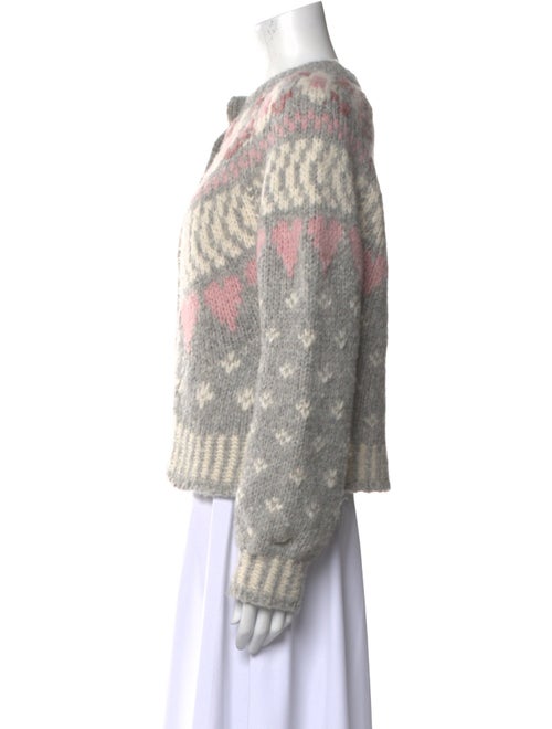 LoveShackFancy Alpaca Printed Sweater