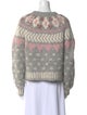 LoveShackFancy Alpaca Printed Sweater