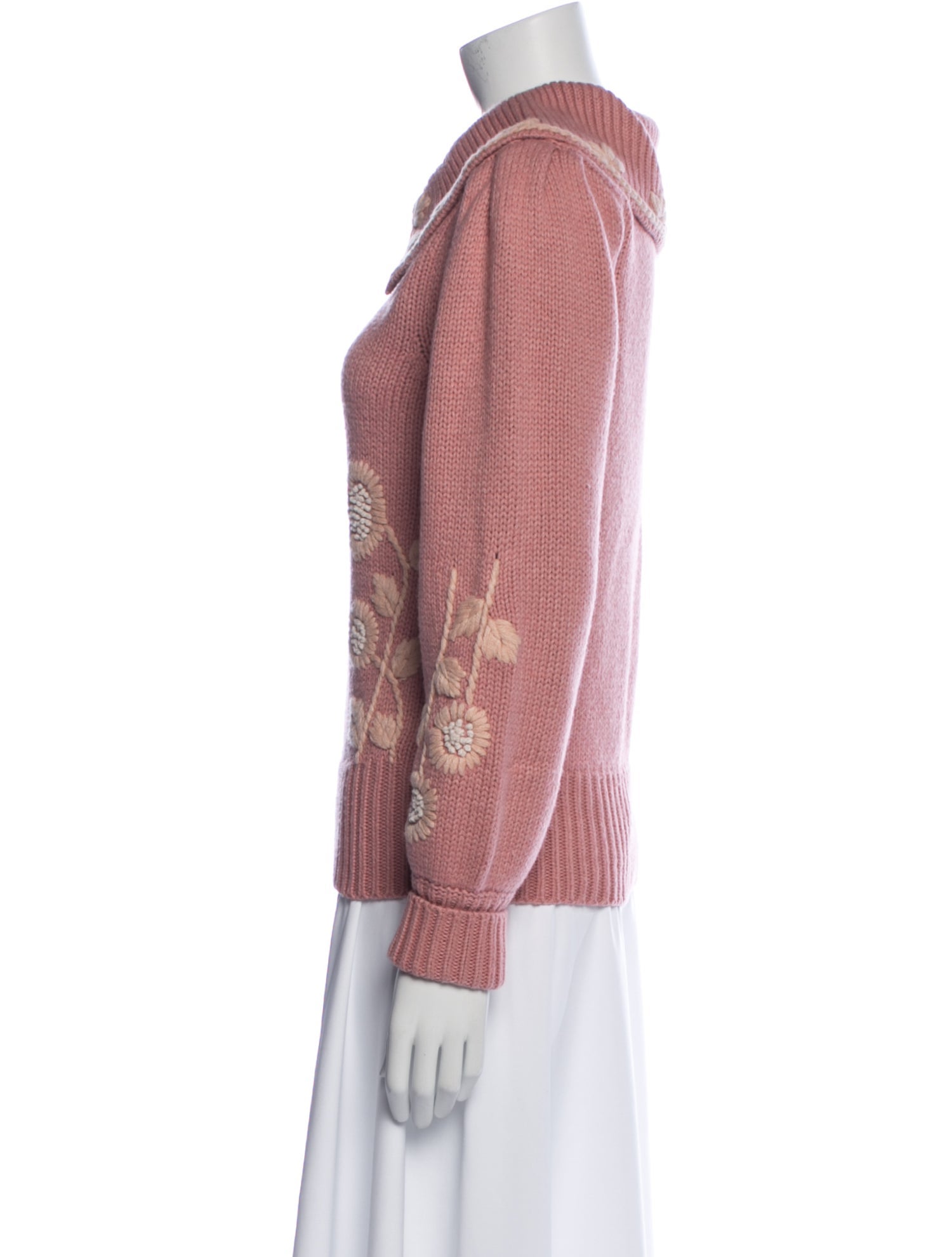 LoveShackFancy Crew Neck Sweater