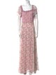 LoveShackFancy Silk Long Dress
