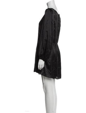 LoveShackFancy Scoop Neck Mini Dress