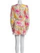LoveShackFancy Floral Print Mini Dress