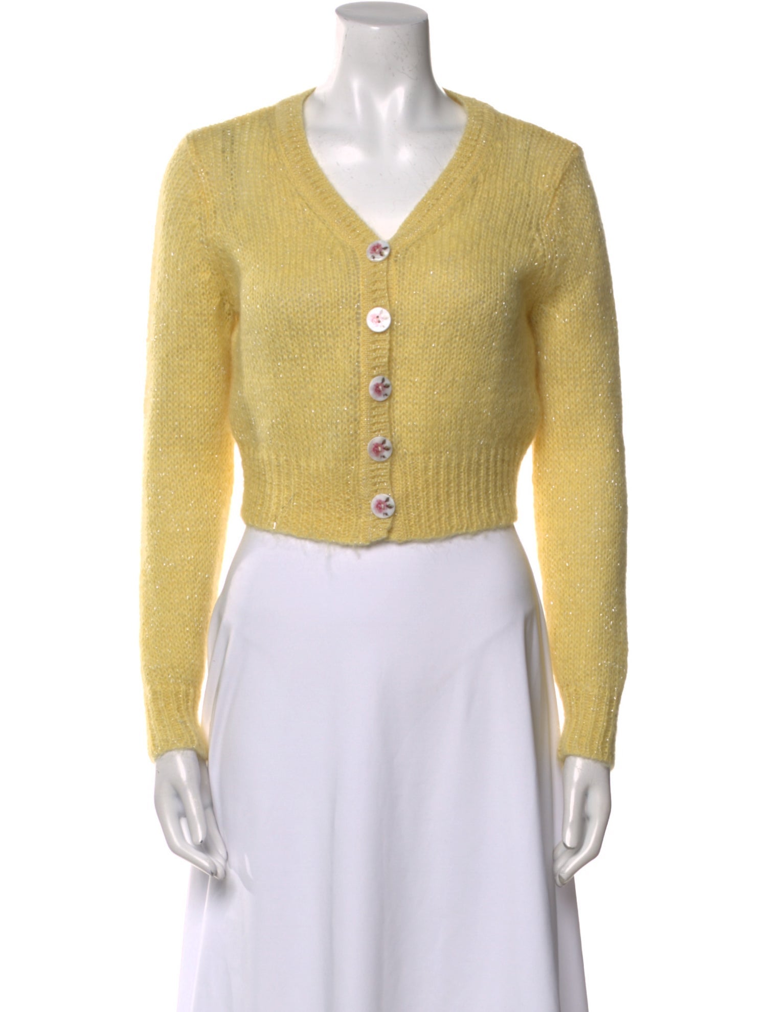 LoveShackFancy V-Neck Sweater