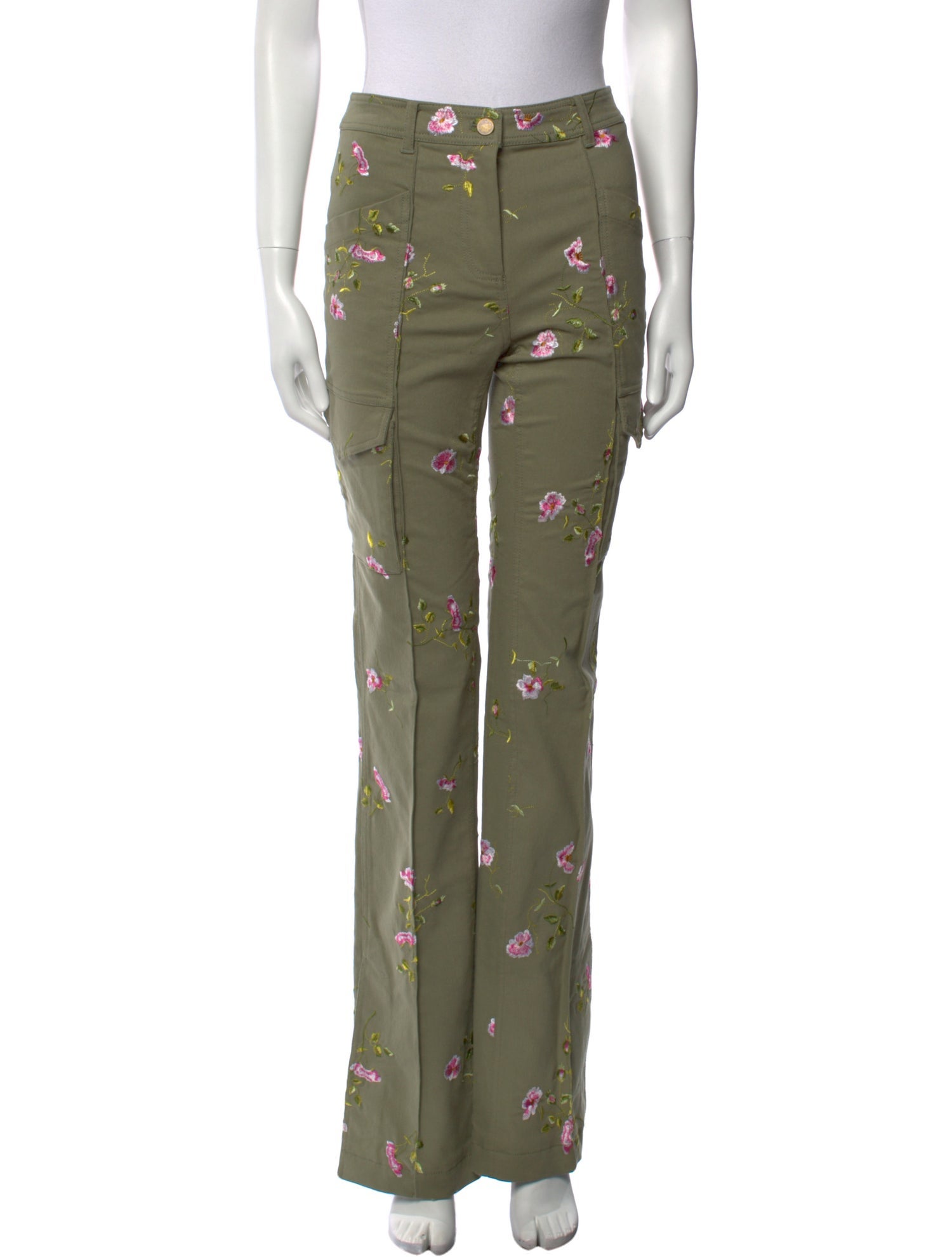 LoveShackFancy Floral Print Wide Leg Pants w/ Tags