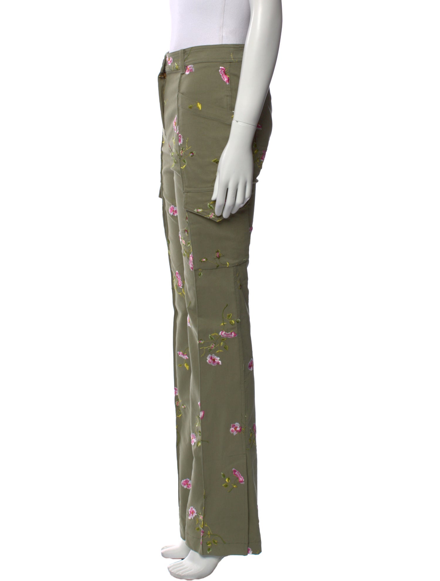 LoveShackFancy Floral Print Wide Leg Pants w/ Tags