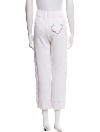 LoveShackFancy Lasercut Accents Sweatpants