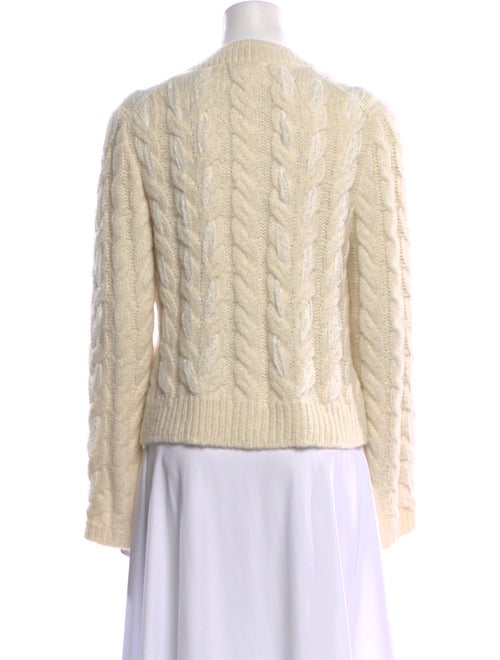 LoveShackFancy Alpaca V-Neck Sweater