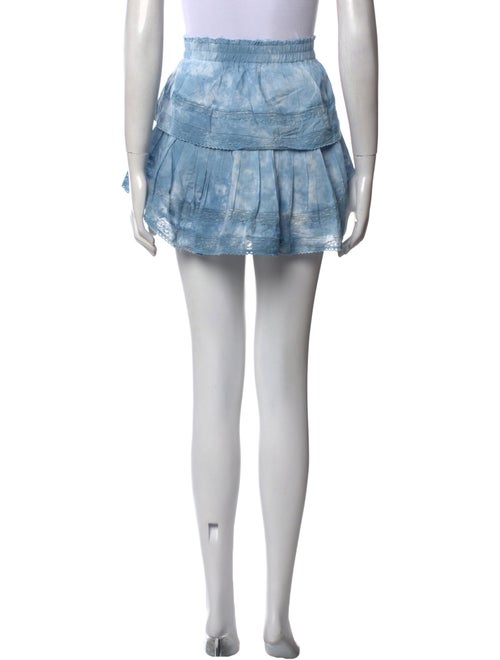 LoveShackFancy Ruffle Embellishment Mini Skirt