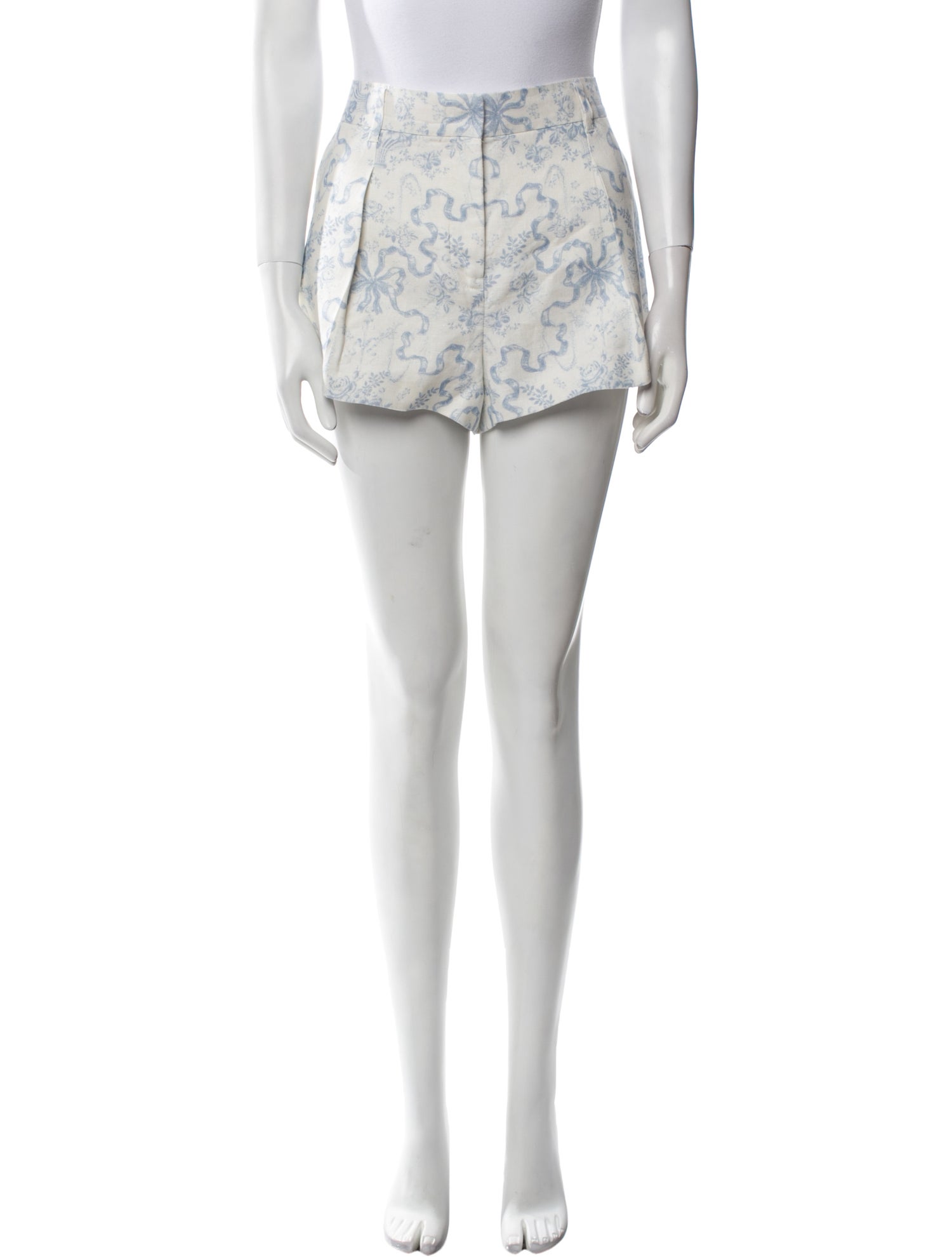 LoveShackFancy Linen Mini Shorts