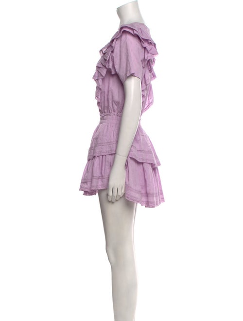 LoveShackFancy Scoop Neck Mini Dress