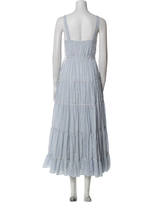 LoveShackFancy Striped Long Dress
