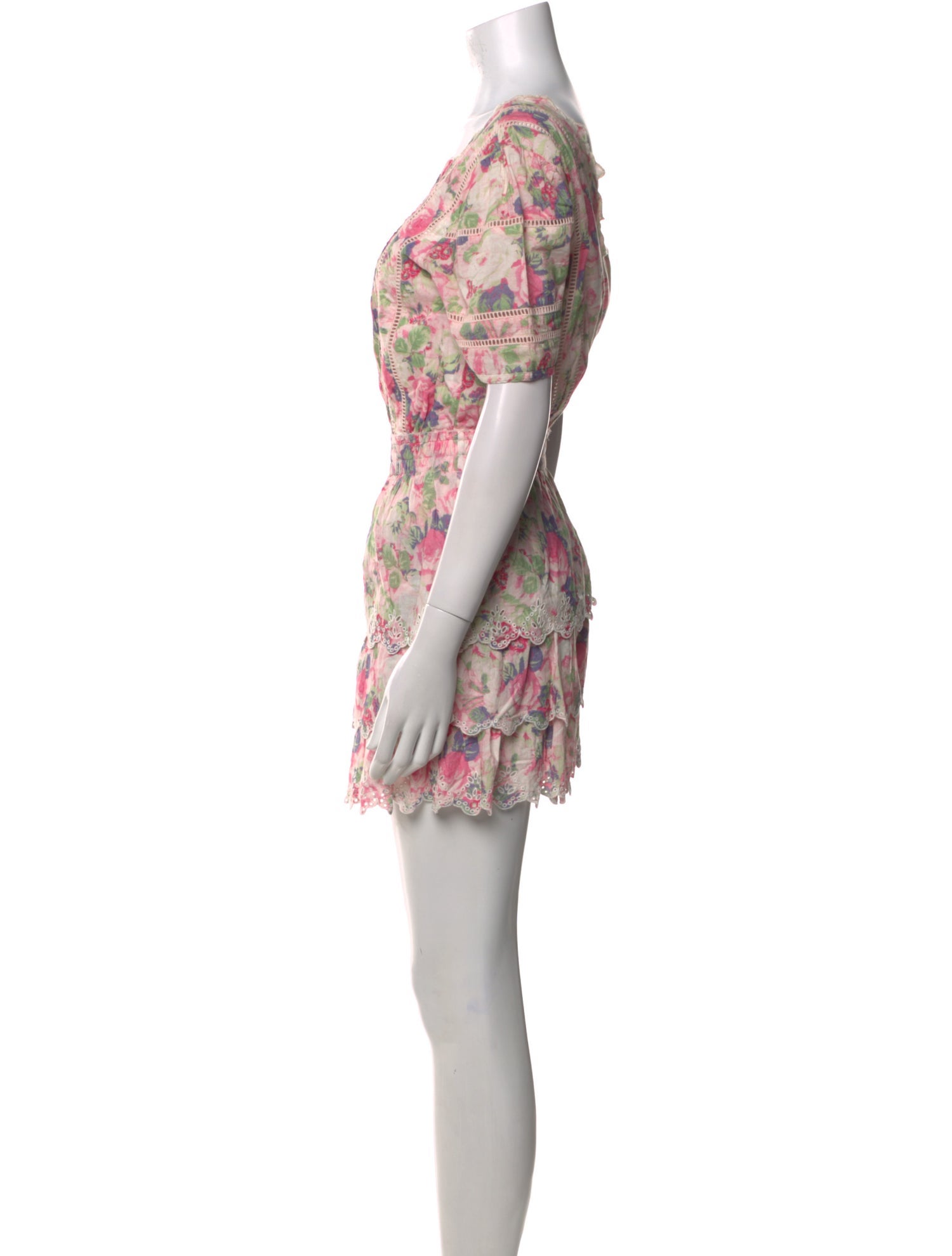 LoveShackFancy Floral Print Mini Dress w/ Tags