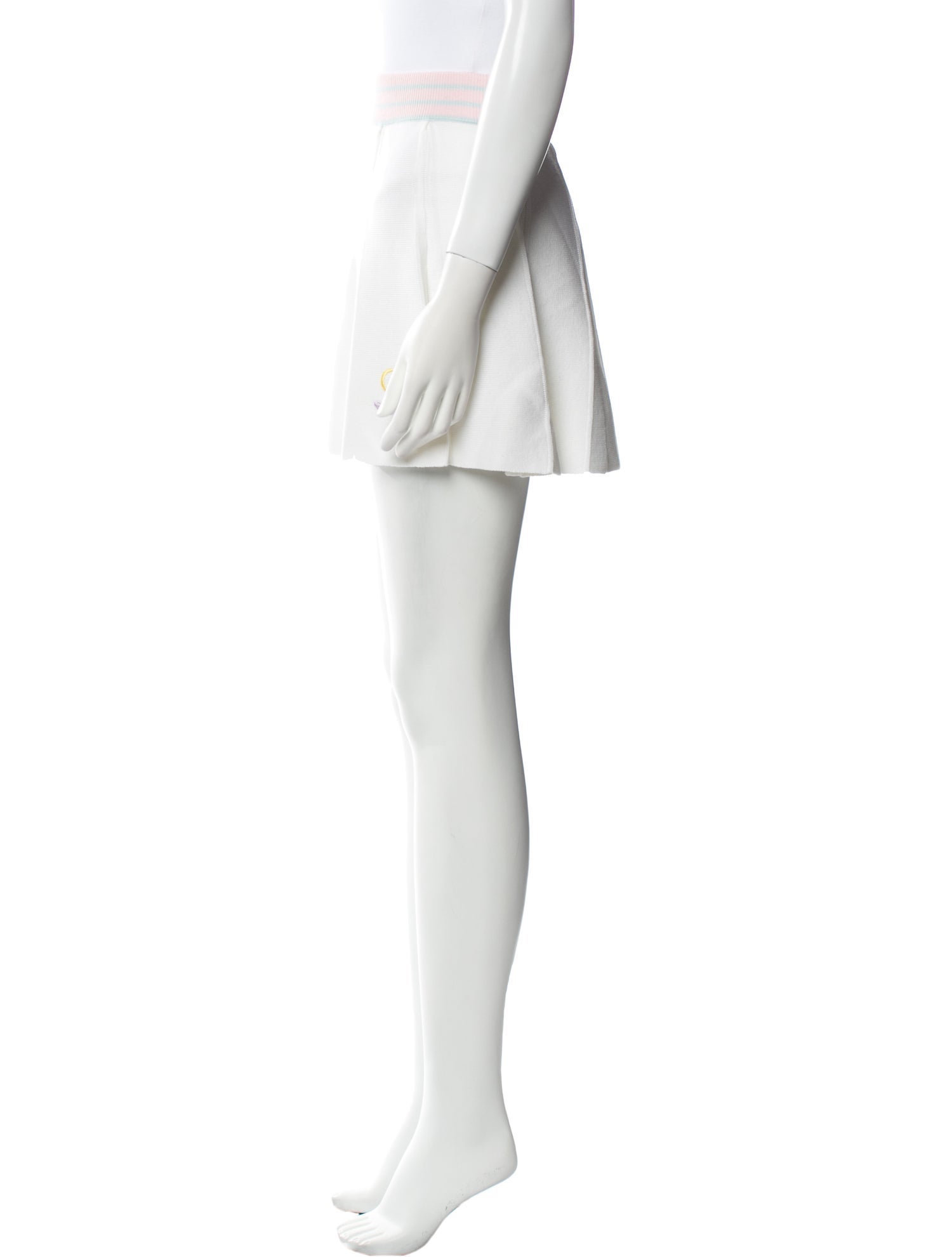 LoveShackFancy Embroidered Accent Mini Skirt w/ Tags