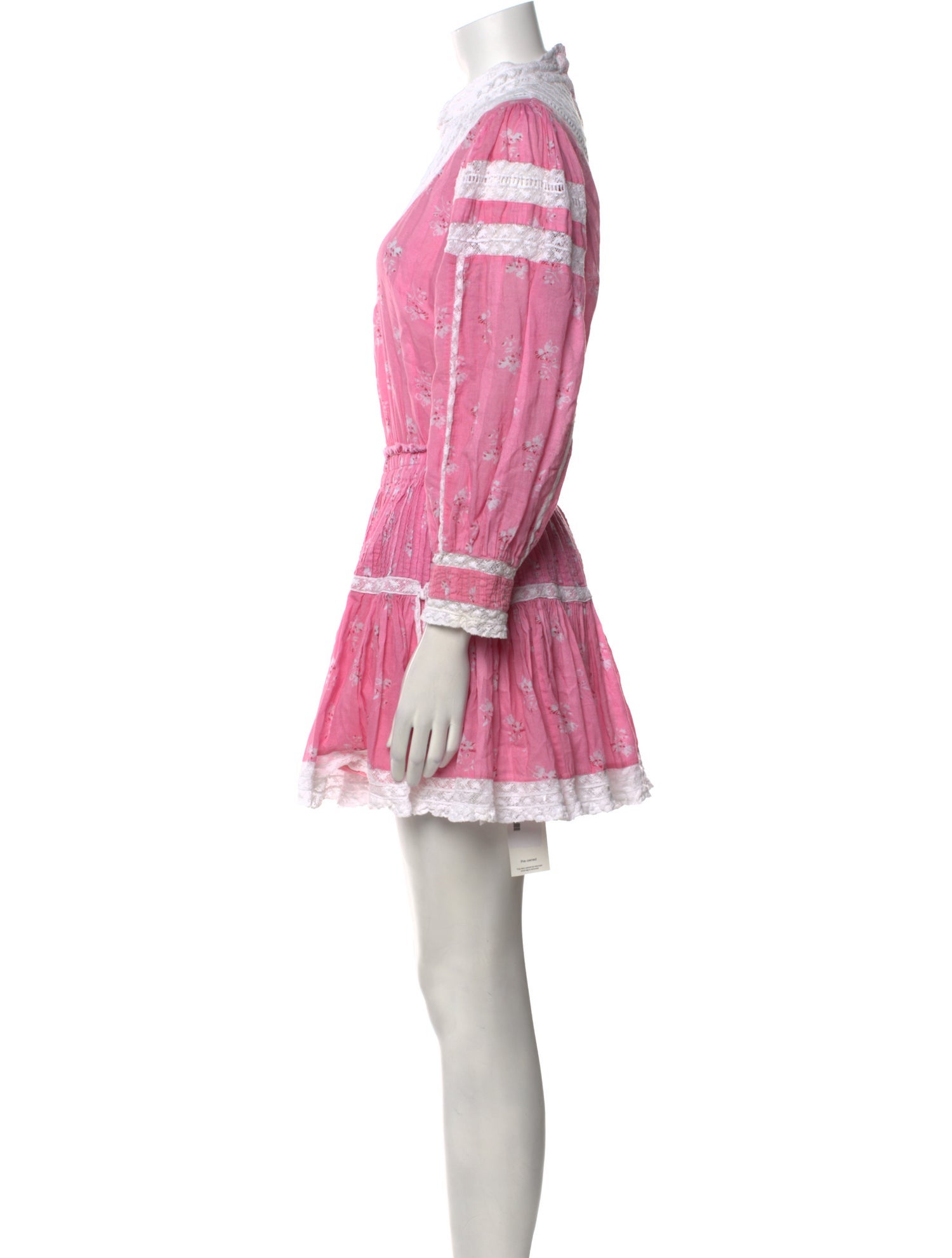 LoveShackFancy Striped Mini Dress