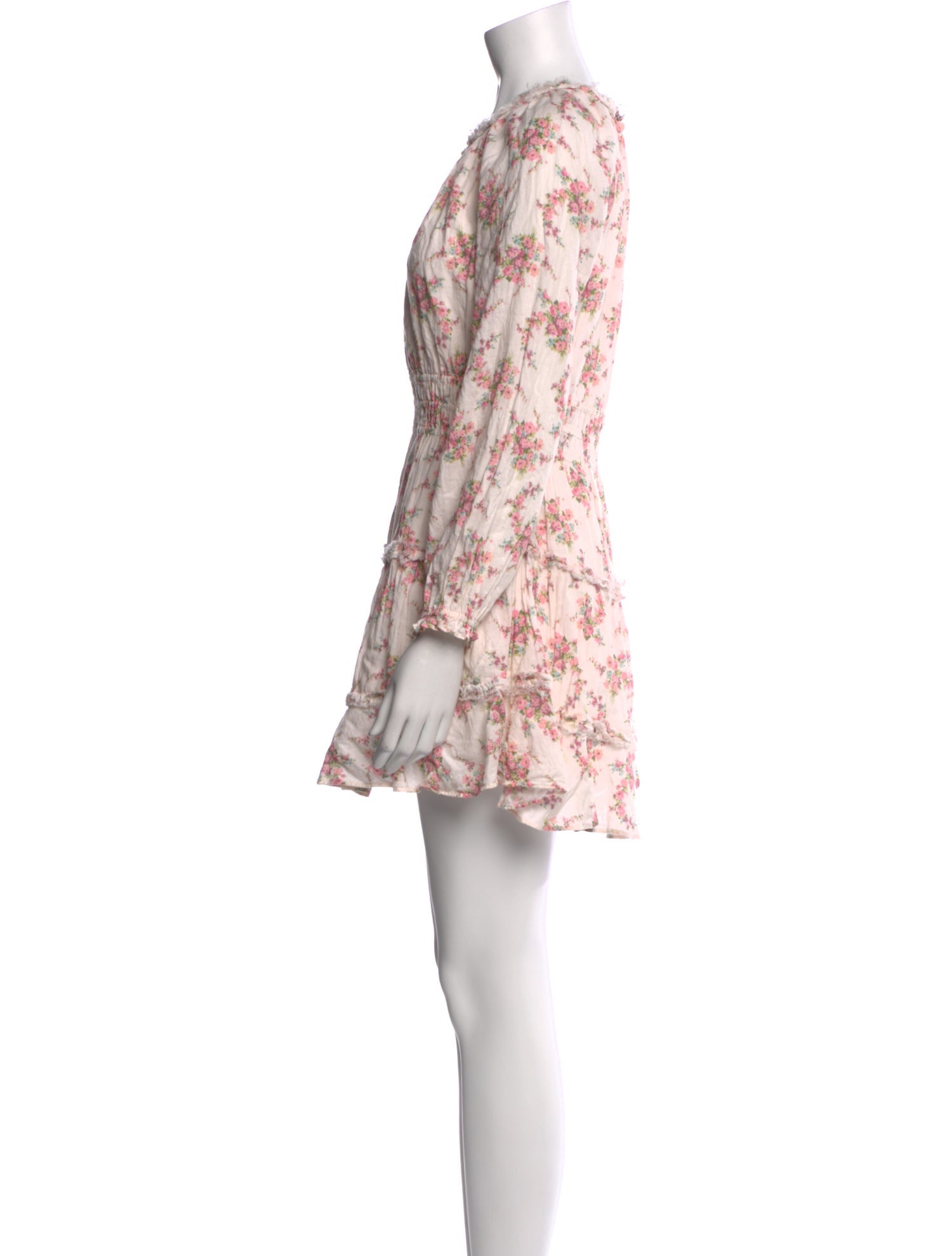 LoveShackFancy Floral Print Mini Dress w/ Tags