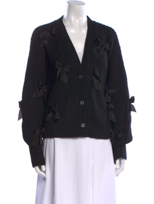 LoveShackFancy Alpaca V-Neck Sweater