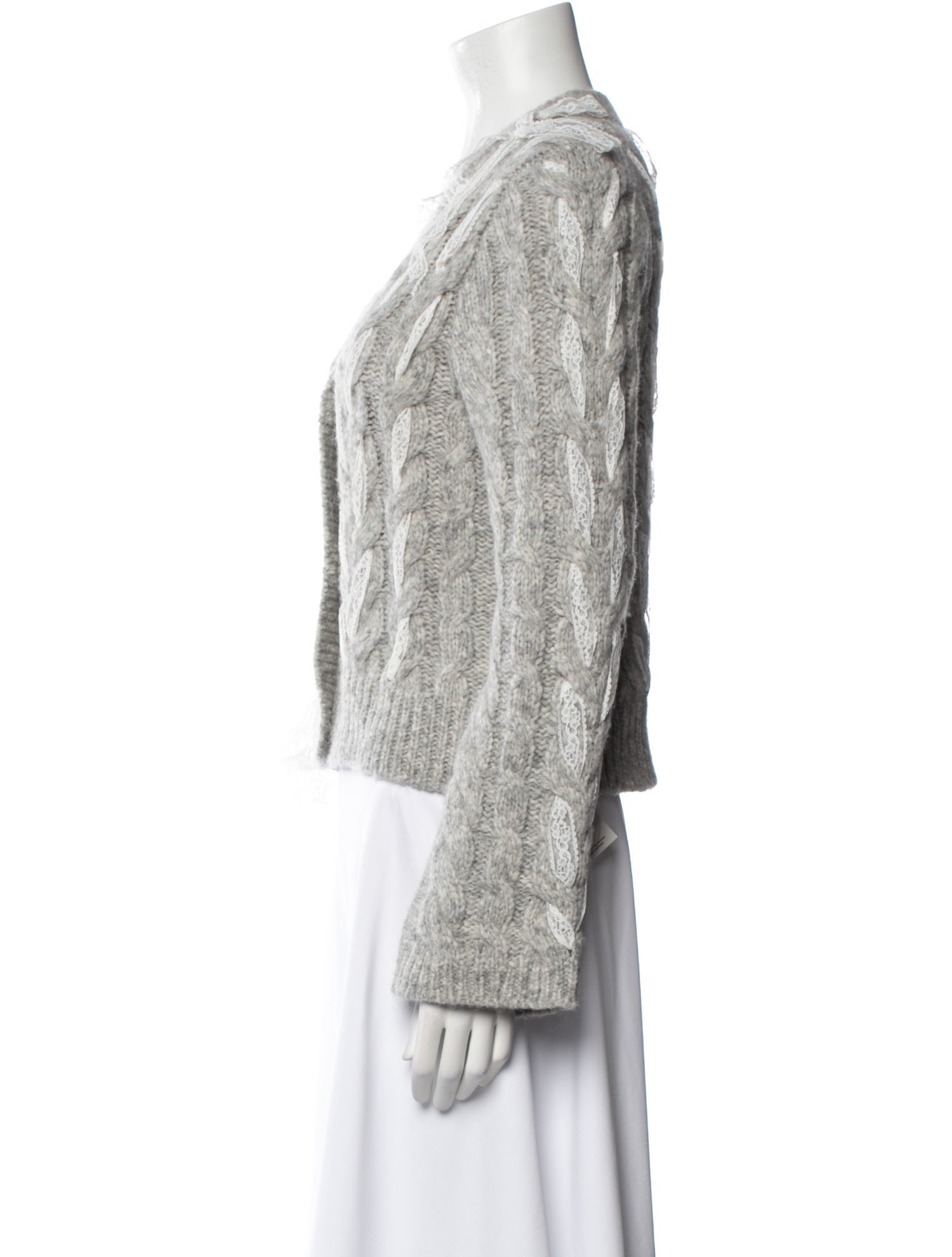 LoveShackFancy Alpaca V-Neck Sweater